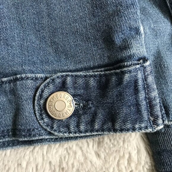 NWT Gymboree jean jacket girls S 5 6 blue denim pockets button down NEW - Picture 6 of 10
